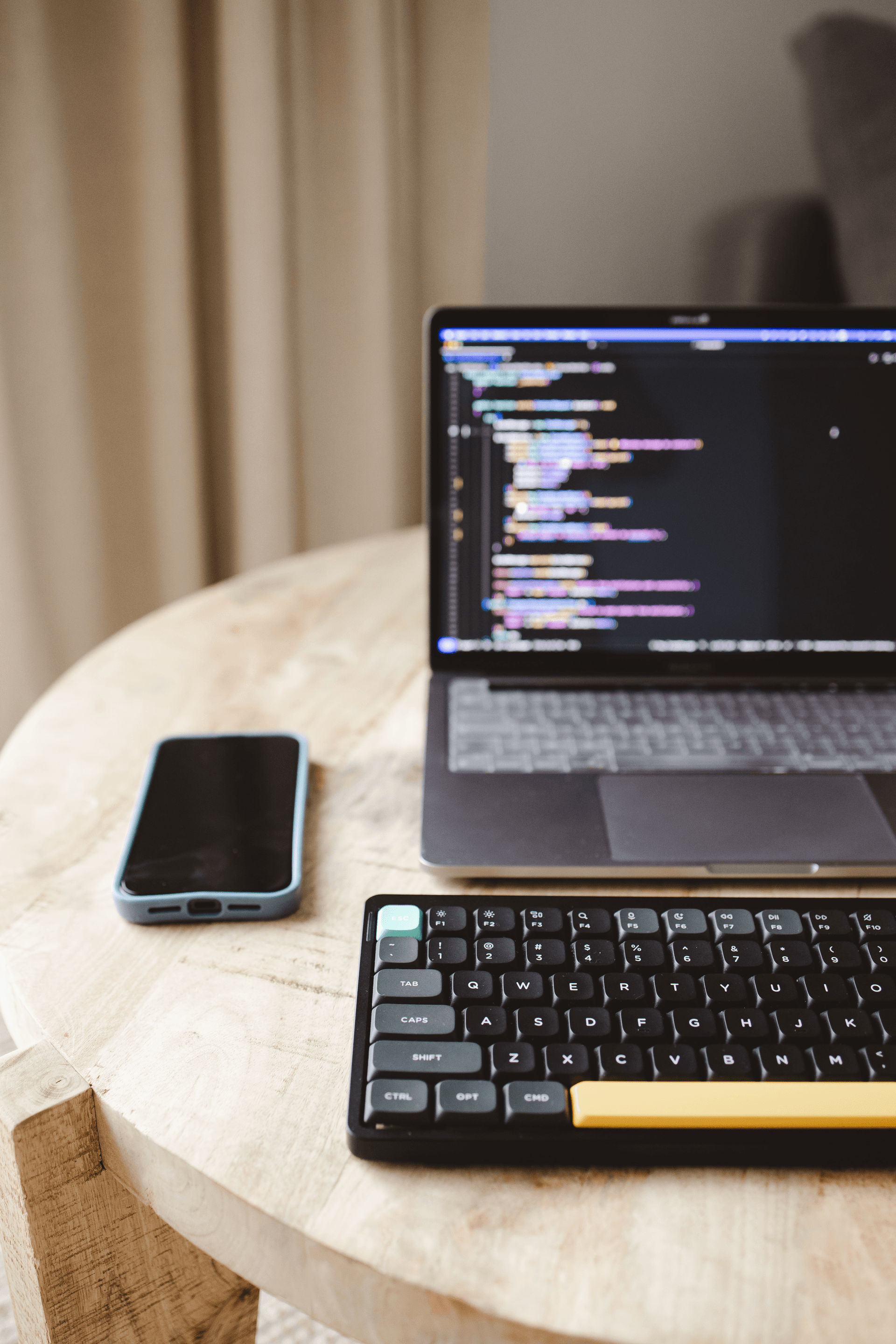 Espace de travail de développeur web moderne